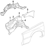 4655584 - Body: Front Panel for Chrysler: Imperial, New Yorker | Dodge: Dynasty Image