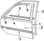 12360780 - Body: Door Shell for Chevrolet: Beretta Image