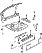 22657771 - Body: Uniside Assembly for Buick: Skylark | Oldsmobile: Achieva | Pontiac: Grand Am Image