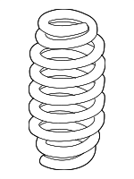 33536767343 - Suspension: Coil Spring for BMW: 328i, 335d, 335i, 335is, M3 Image