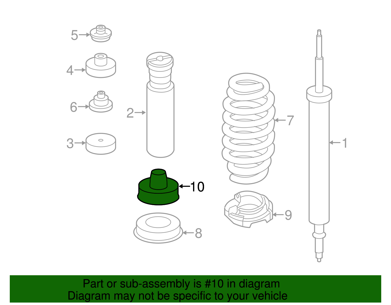 41-14-7-057-297 - Spring Pocket - 2007-2021 BMW | BMW Parts Wholesale