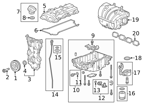 Engine Parts for 2016 Buick Envision #0