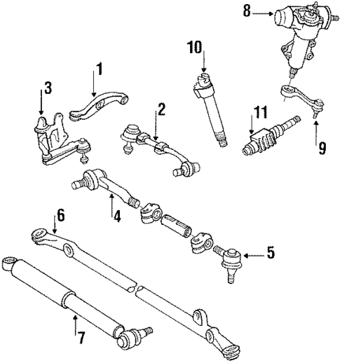 Steering Gear & Linkage for 1987 Toyota Pickup #2