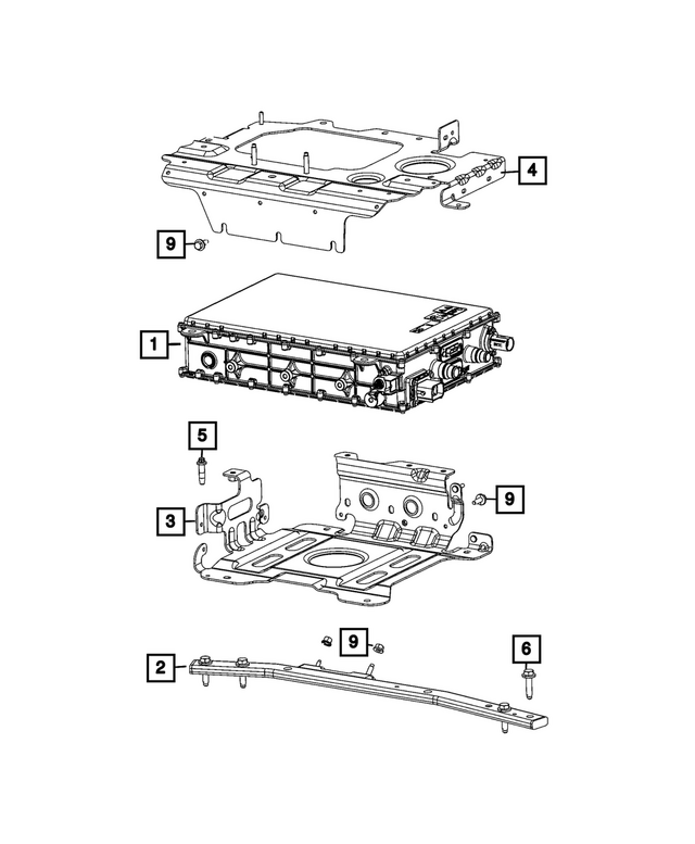 68638759AB - : Power Distribution Center Bracket for Mopar Image