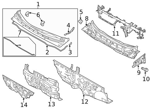 Cowl for 2012 Kia Forte Koup #0