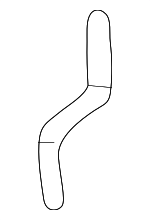 1J3837183A - Body: Lock Rod for Volkswagen: Golf Image
