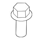 90110SE7000 - Body: Reinforced Beam Bolt for Honda: Accord, Accord Crosstour, Civic, CR-V, Crosstour, Element, Fit, HR-V, Odyssey, Pilot, Ridgeline Image