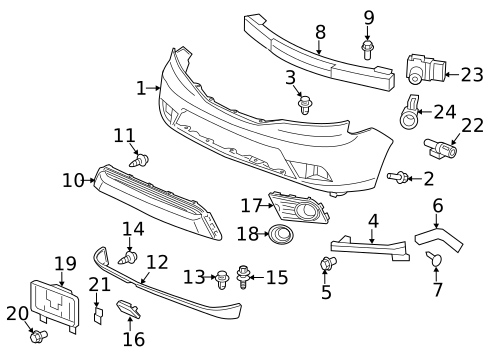 Parking Aid for 2015 Honda Pilot #1