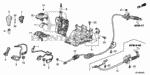 35740TA5A52 - Chassis: SWITCH SET, PARKING PIN LAMP for Honda Image