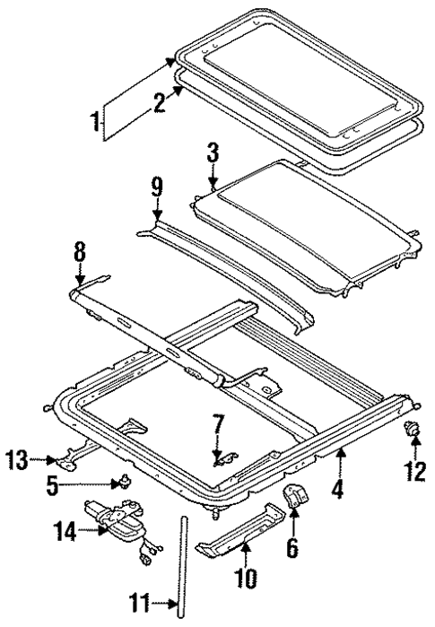 Sunroof for 1997 Nissan 240SX #0