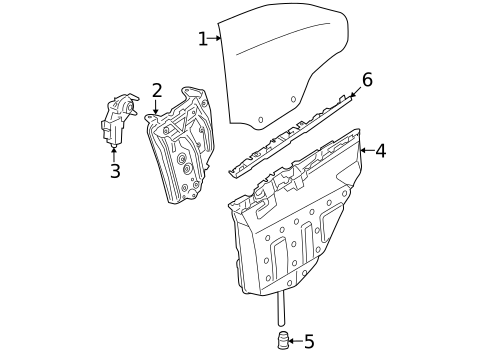 Quarter Window for 2013 BMW M3 #0