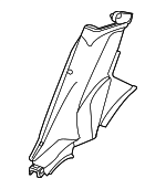 XR06XDVAC - Body: Lower Quarter Trim for Chrysler: Sebring Image