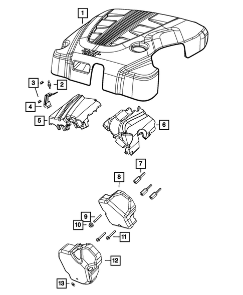 Engine Identification, Service Engines & Engine Service Kits for 2013 Chrysler 300 #0