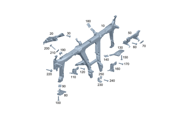 1591 - Front-End Assembly, Front Panel: Hexalobular Screw for Mercedes-Benz Image image