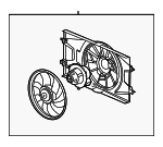 1581715 - Cooling System: ACDelcoâ„¢ Fan Assembly for GM Image