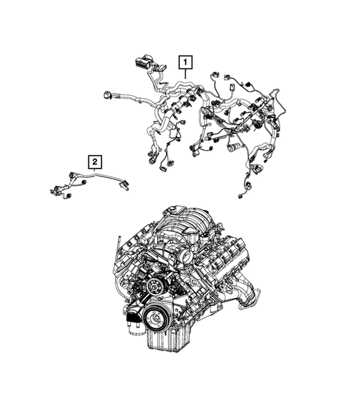 Wiring-Powertrain for 2016 Dodge Charger #2