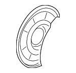 34216857982 - Brakes: Splash Shield for BMW: X5, X6 Image