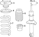 E61107JA0B - : Suspension Strut for Nissan Image