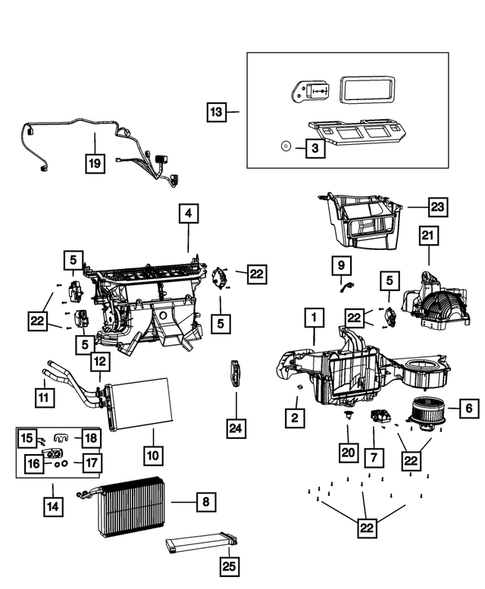Air Conditioner and Heater Units for 2013 Chrysler 300 #0