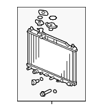 19010RZAA51 - : Radiator Assembly for Honda: CR-V Image