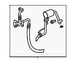 85735224 - HVAC: Center AC Tube for Acura Image