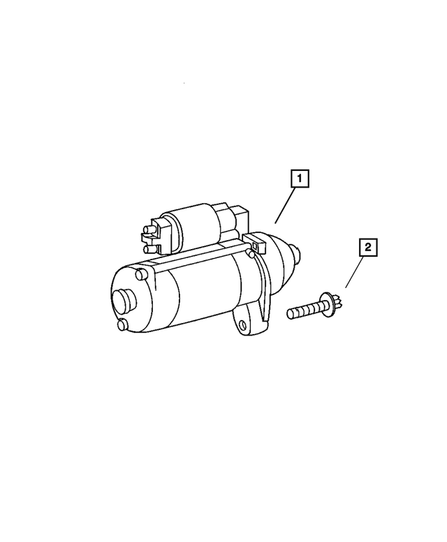 6104226AA - Electrical: Starter Motor Screw for Mopar Image