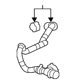 22798138 - : Coolant Hose for Saab: 9-5 Image