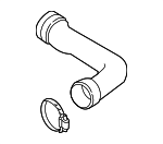 5C0145834 - Cooling System: Outlet Hose for Volkswagen: Beetle, Jetta, Passat Image