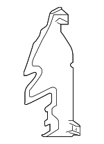 5C6121283K - Cooling System: Air Baffle for Volkswagen: Jetta Image