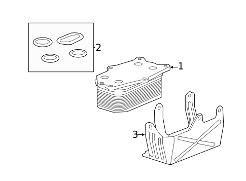 Oil Cooler for 2010 Saab 9-5 #0