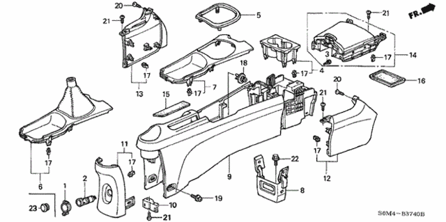 Console for 2005 Acura RSX #0