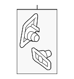 51117484789 - Body: Park Sensor Mount Kit for BMW: X3, X4, X5 Image