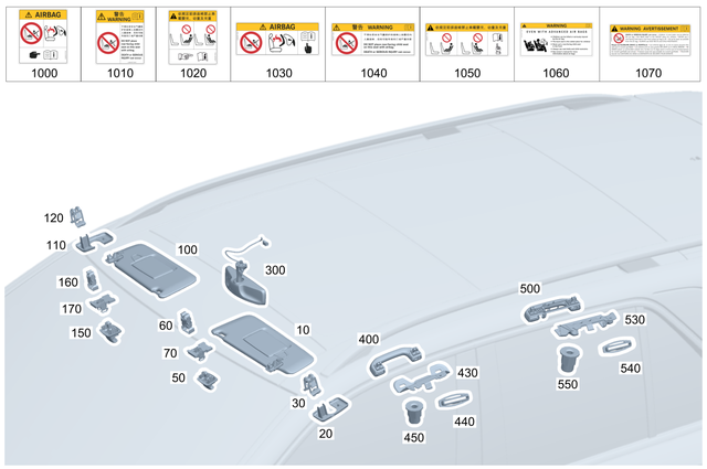 2978100101 - Interior Trim/Exterior Detachable Parts: Sun Visor for Mercedes-Benz: AMG GT 43, AMG GT 55, AMG GT 63 Pro, E350, EQE 350, EQE 350 SUV, EQE 350+, EQE 350+ SUV, EQE 500, EQE 500 SUV, EQE AMG, EQE AMG SUV, EQS 450, EQS 450 SUV, EQS 450+, EQS 450+ SUV, EQS 580, EQS 580 SUV, EQS AMG, GLC300, GLC350e, GLC43 AMG, GLC63 AMG S E Performance Image image
