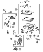 68567273AA - Fuel and Accelerator Pedal: Air Cleaner for Mopar Image