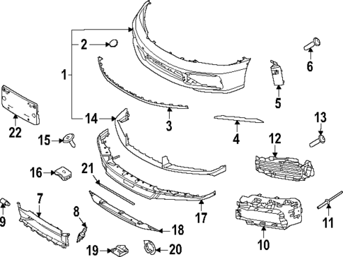 Bumper & Components - Front for 2023 Porsche 911 #1
