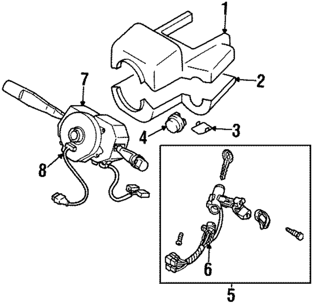 LAY166151 - Electrical: Ignition Switch for Mazda Image