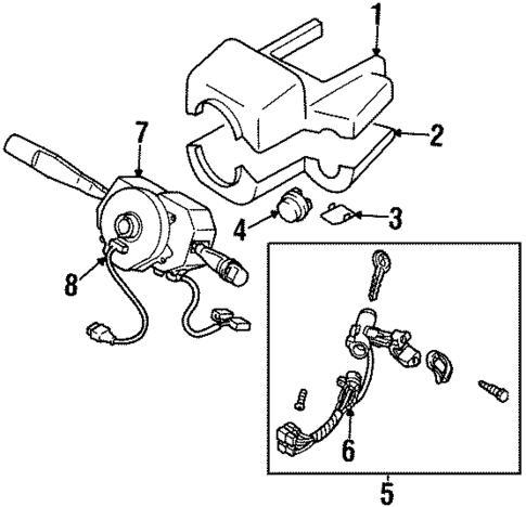 Ignition Lock for 1997 Mazda MPV #0