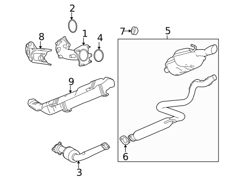 Exhaust Components for 2008 Chevrolet Cobalt #0