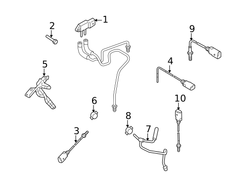 Emission Components for 2012 Volkswagen Jetta #1
