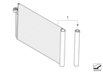 64509122825 - Heater and Air Conditioning: Condenser Air Conditioning with Drier for BMW Image
