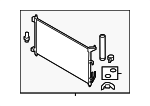 921001FA0A - HVAC: Condenser Assembly for Nissan: Cube Image