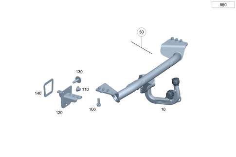 Trailer Coupling for 2025 Mercedes-Benz EQB 300 #0