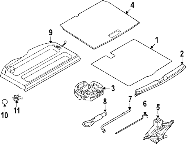 849757LF0A - : Storage Compartment for Nissan: Kicks Image