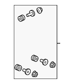 57107T0GA00 - Electrical: Modulator Mount Kit for Honda: Accord, CR-V, Fit Image