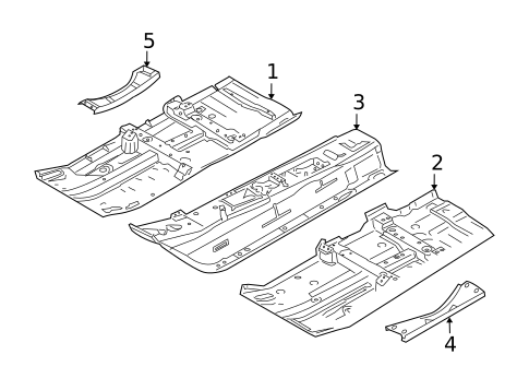 Floor & Rails for 2012 Nissan Cube #0