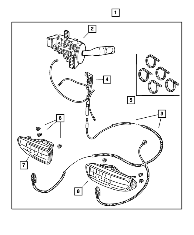 5288515AC - : Fog Lamp, Left for Mopar Image