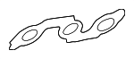 171730A010 - Exhaust: Manifold Gasket for Toyota Image