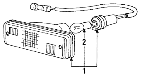 Park Lamps for 1992 Jaguar XJS #0