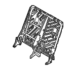 7101760B70 - Body: Seat Back Frame for Lexus: GX550 Image