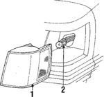 E4ZZ15A201B - : Side Marker Lamp for Ford Image